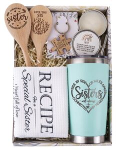 elemenu sisters gifts from sister, sister birthday gifts from sister, christmas, birthday, mothers day, valentines day, gifts for sister/sister in law, sister birthday gift basket ideas