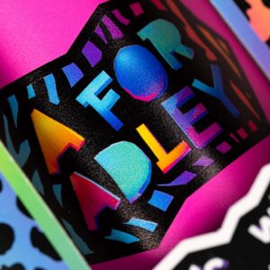 A FOR ADLEY Merch Official Product Adley's Super Cold and Colorful Neon Rainbow Water Bottles For Fun, School, Travel or Anytime You Would Want a Cold Drink (Neon Pink)