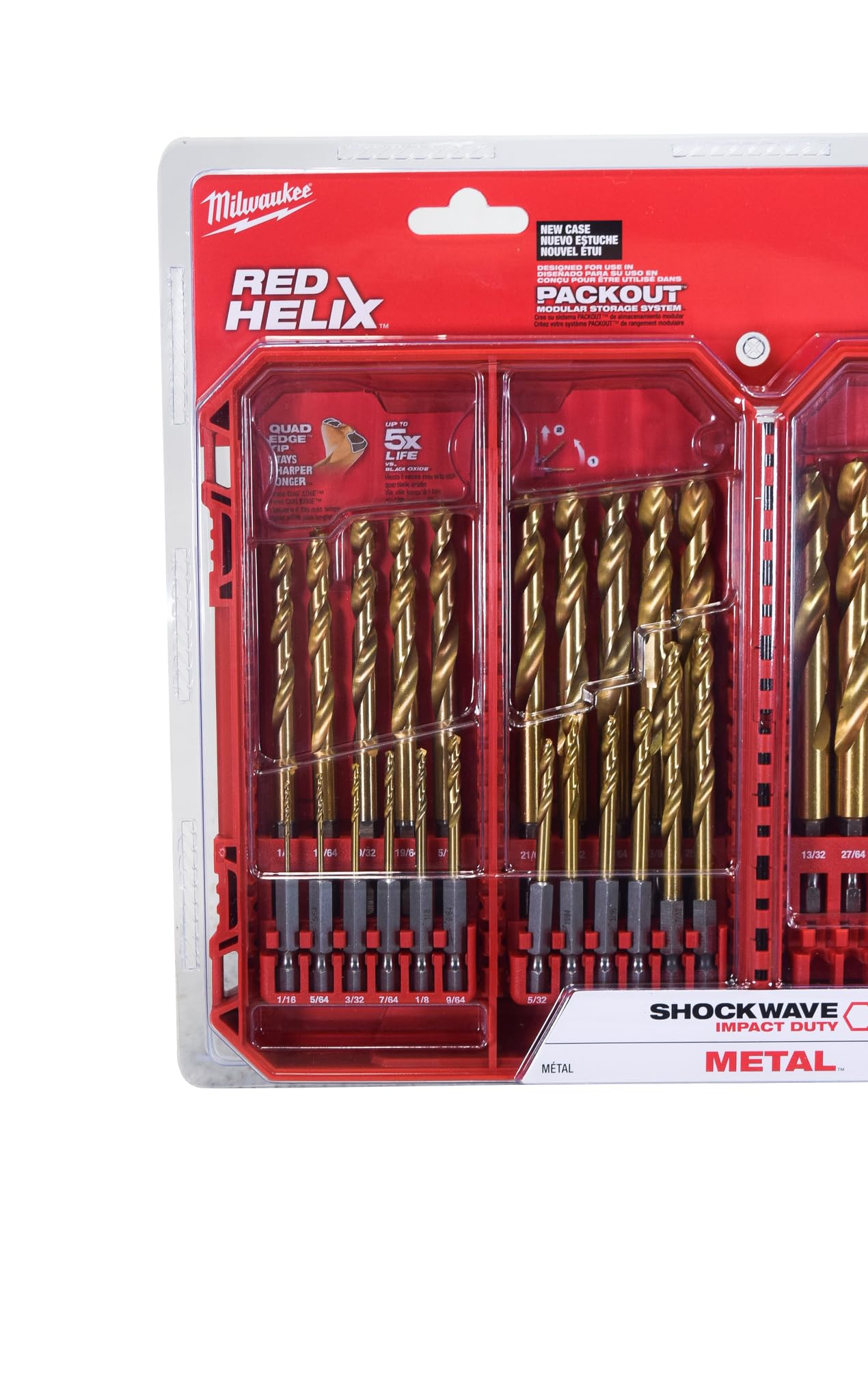 Milwaukee 48-89-4672 Impact Duty Titanium Drill Bit Set (29 Piece)