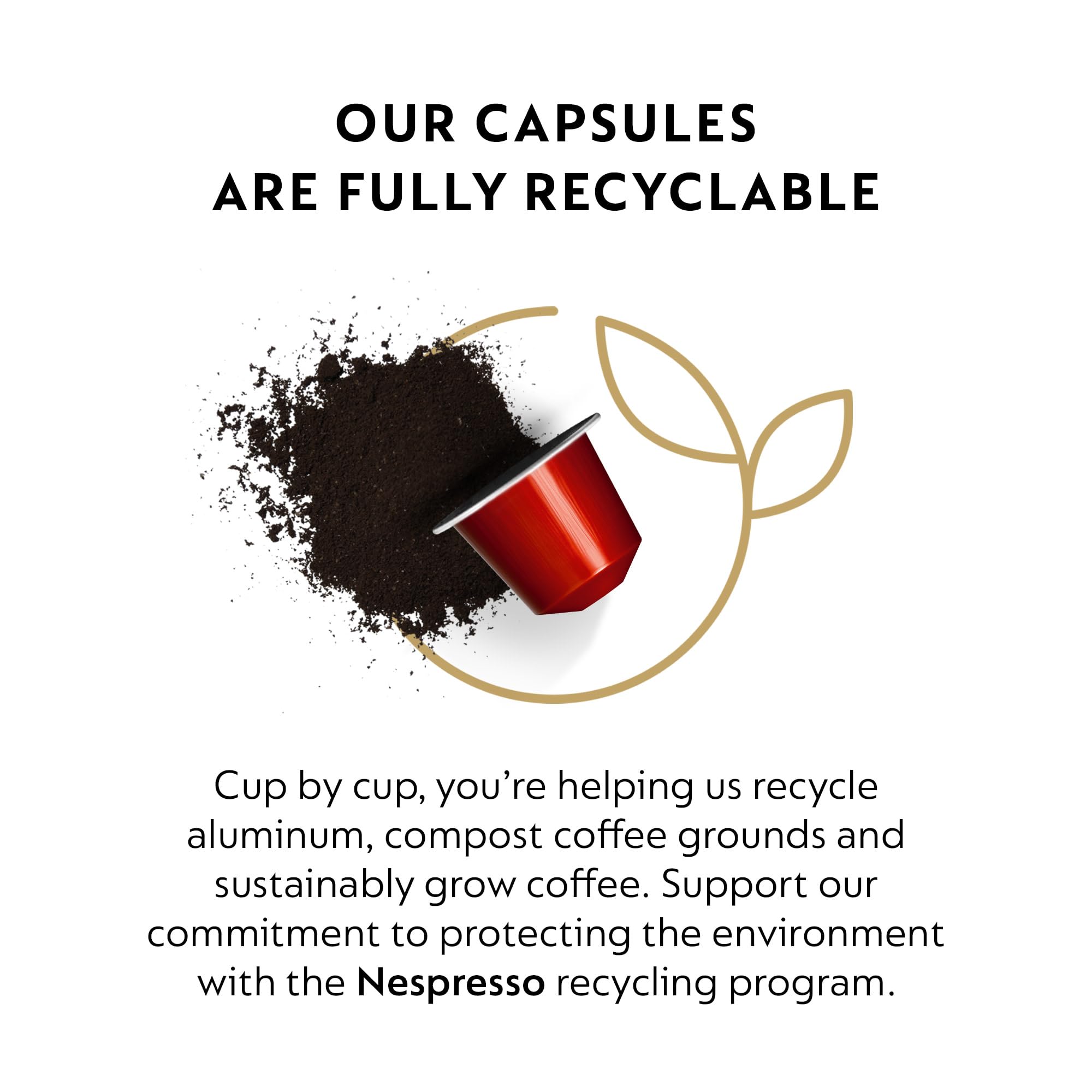 Nespresso Capsules OriginalLine, Ispirazione Napoli, Dark Roast Coffee Pods, 50-Count Espresso Coffee Pods