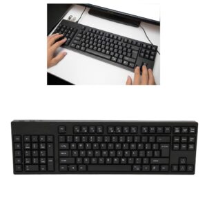 Left Handed Keyboard, 109 Keys Mechanical Gaming Keyboard with Number Pad, Wired Micro USB Connection Ergonomic Keyboard for Business, Accounting, Designer, Gamer, Home, Office