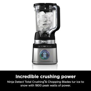 Ninja TB201 Detect Power Blender Pro, BlendSense Technology, For Smoothies, Shakes & More, 1800 Peak Watts, 72 oz. Pitcher, Blender, Black