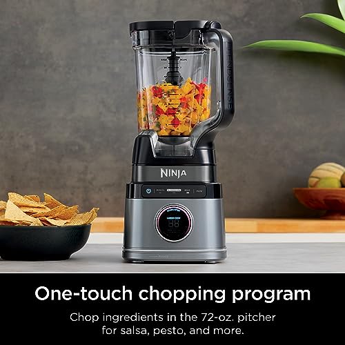 Ninja TB201 Detect Power Blender Pro, BlendSense Technology, For Smoothies, Shakes & More, 1800 Peak Watts, 72 oz. Pitcher, Blender, Black