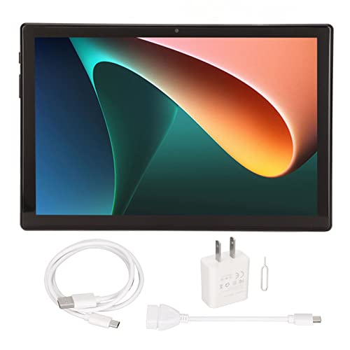 Cuifati 10.1 Inch Tablet, 6G RAM 256G ROM, Call Support, 4G Network, 5G WiFi, Dual Band, 11, (US Plug)