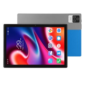 yoidesu 10.1 inch tablet, octa core, 6gb ram, 64gb rom, dual camera, 11, 8800mah battery, us plug hd plus screen (blue)