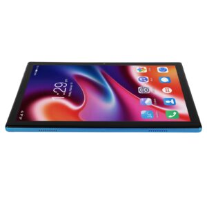 Yoidesu 10.1 Inch Tablet, Octa Core, 6GB RAM, 64GB ROM, Dual Camera, 11, 8800mAh Battery, US Plug HD Plus Screen (Blue)