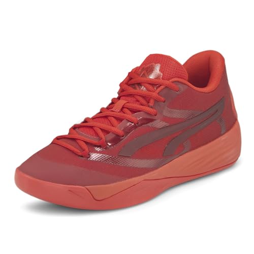 PUMA Womens Stewie 2 Ruby Basketball Sneakers Shoes - Red - Size 7.5 M