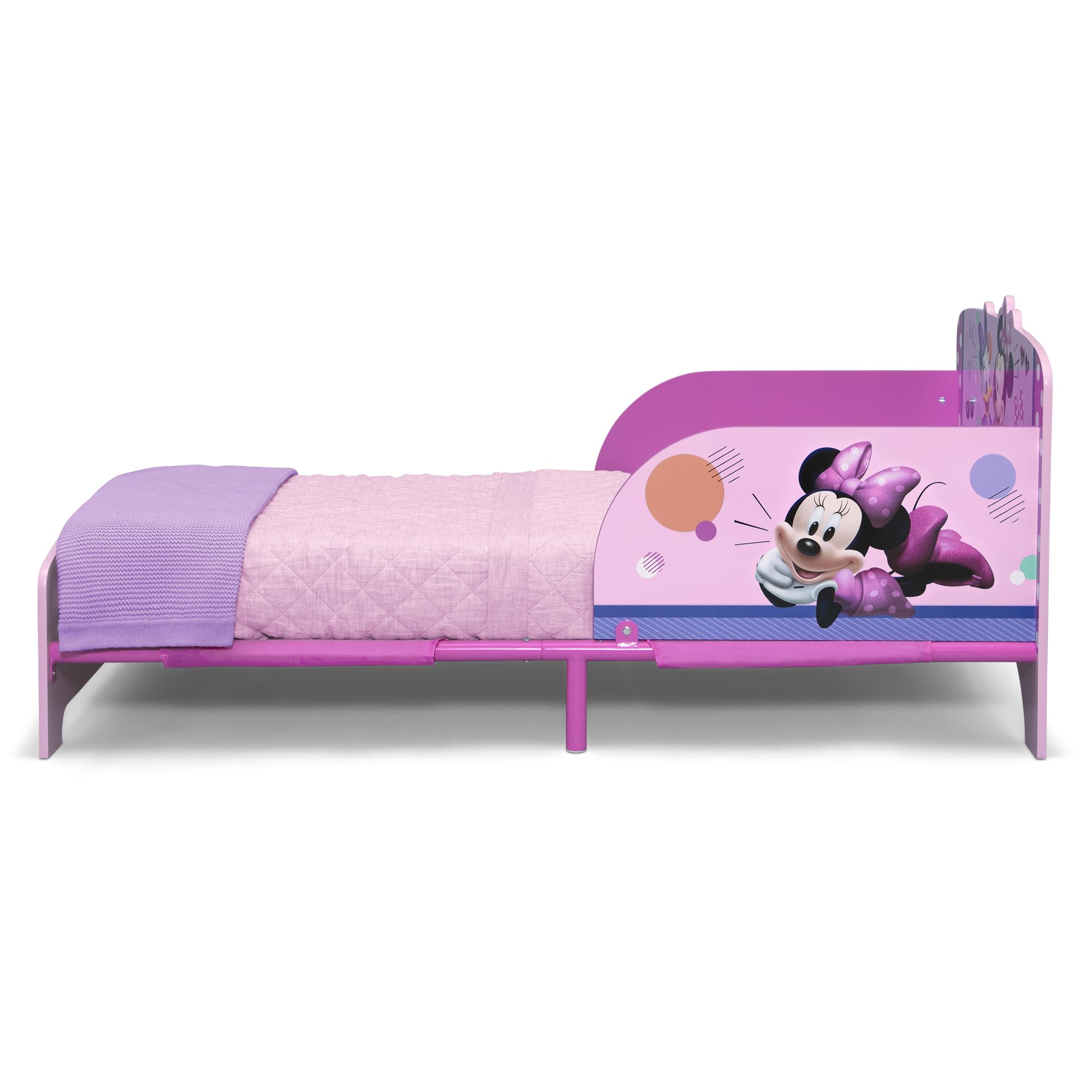 Delta Children Wood and Metal Toddler Bed, Minnie Mouse