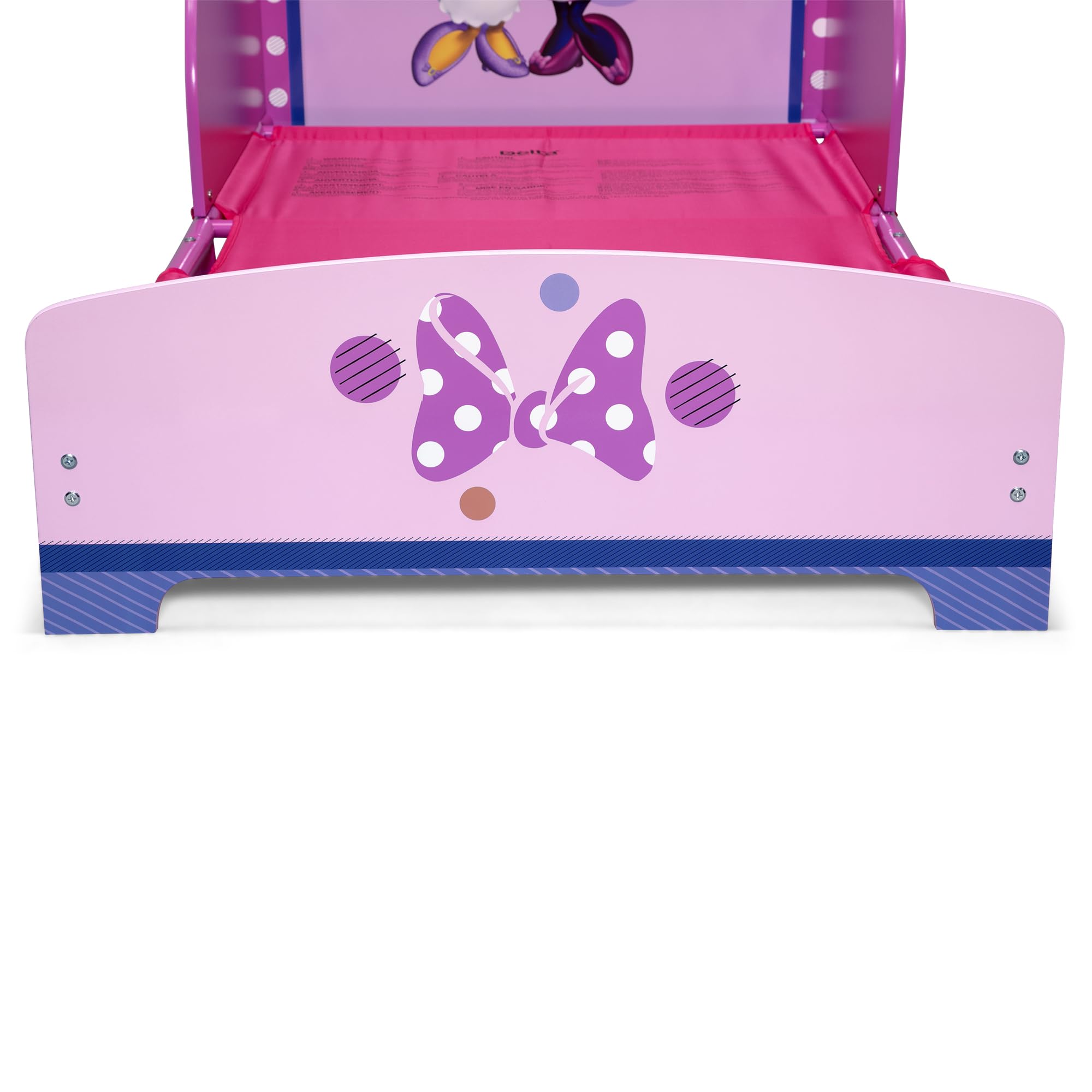 Delta Children Wood and Metal Toddler Bed, Minnie Mouse