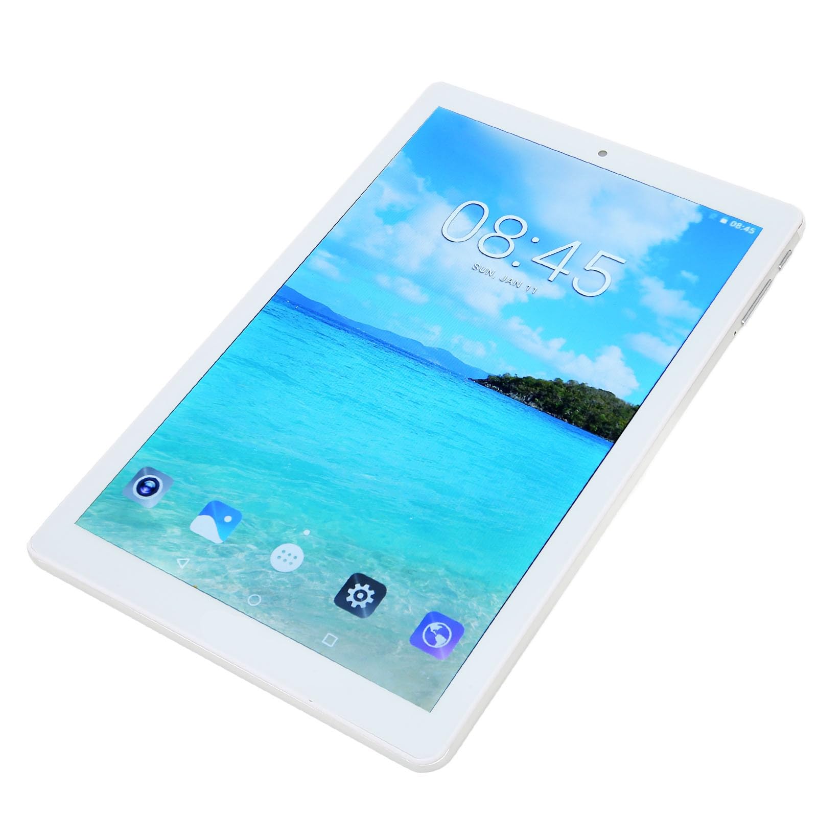 ciciglow 10.1 Inch Tablet Octa Core CPU 2GB 16GB 1920x1200 Dual SIM HD Tablet US Plug (Silver)