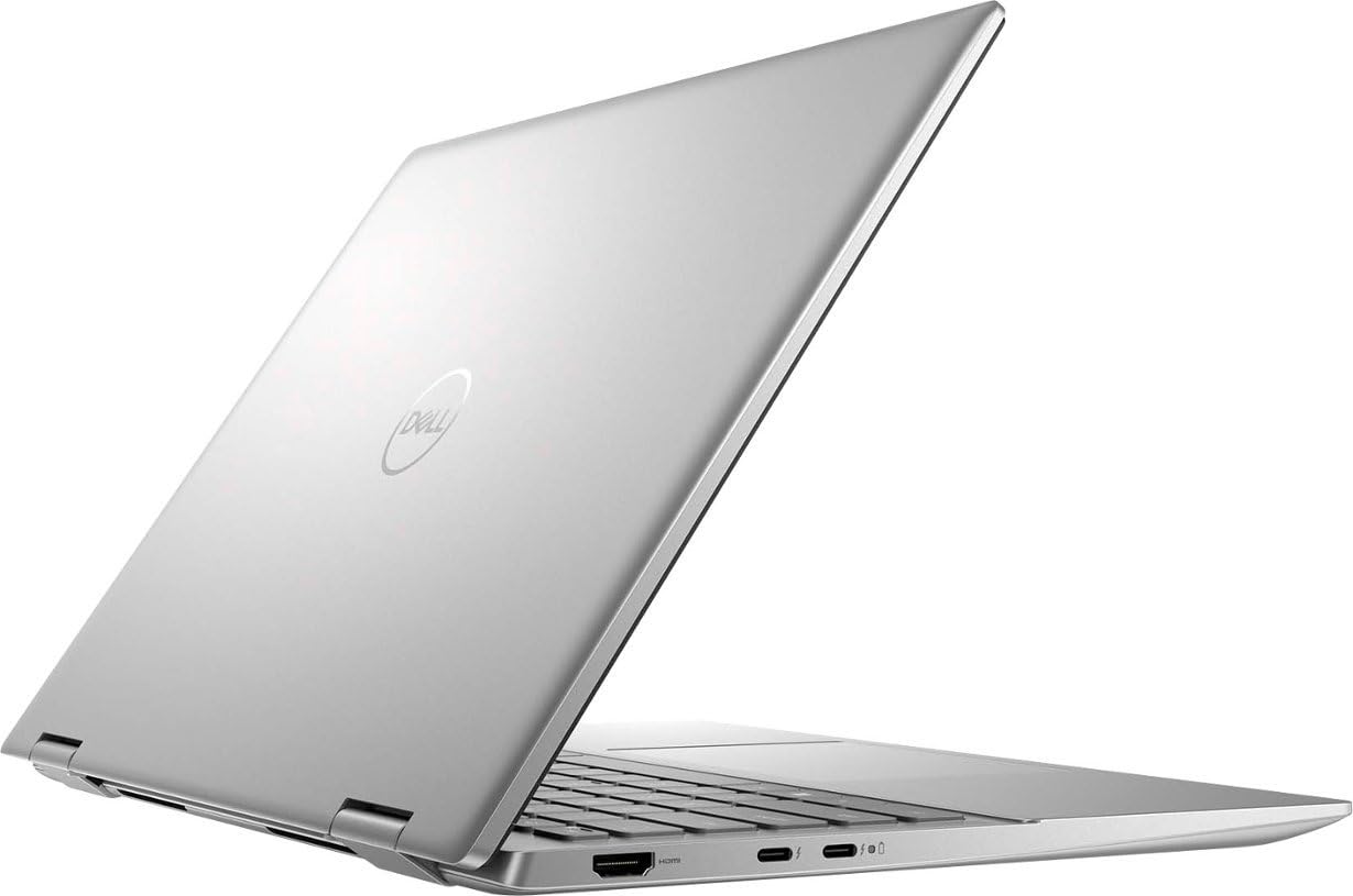 Dell Inspiron i7430 2-in-1 Laptop 2023 14" 1920x1200 IPS Touchscreen 10-Core 13th Intel i7-1355U 16GB LPDDR5 2TB SSD Iris Xe Graphics Thunderbolt 4 Wi-Fi 6E Backlit KB Fingerprint Windows 10 Home