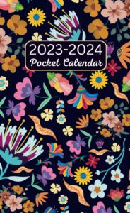 2023-2024 pocket calendar for purse: from january 2023 to december 2024 (24 months) with federal holidays and inspirational quotes