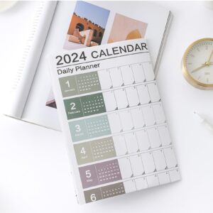 29''x20'' Poster Calendar 2024 Wall Calendar 12 Month Annual Yearly Wall Planner,Year-Round Large Wall Calendar， Large Size 12 Month Planner,2024 Calendar