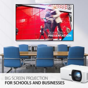 ViewSonic LS740HD 5000 Lumens 1080p Laser Projector with 1.3x Optical Zoom, H/V Keystone, 4 Corner Adjustment, and 360 Degrees Projection for Auditorium, Conference Room and Education