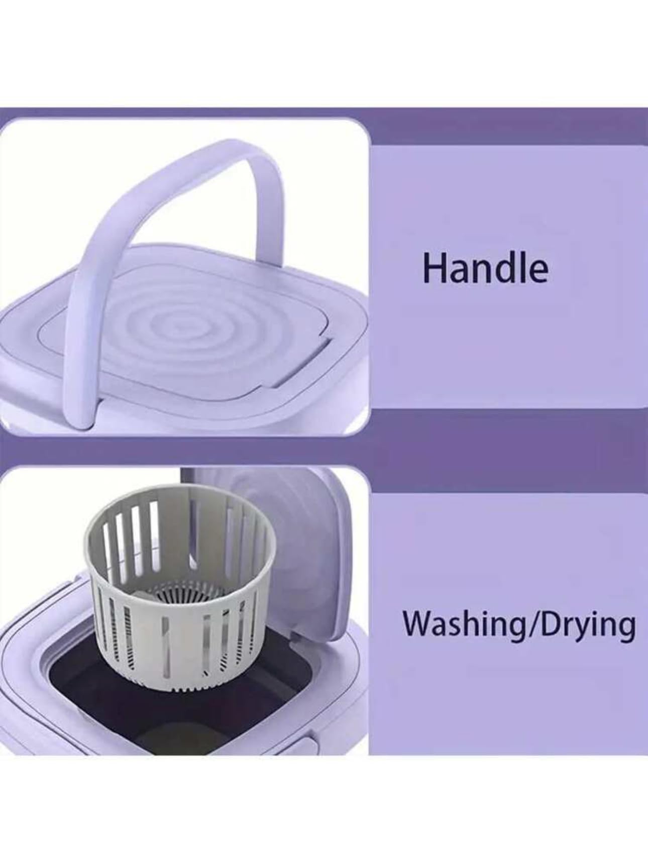 Portable Folding Washing Machine Household Small Fully Automatic Laundry Pantyhose All-in-One Machine