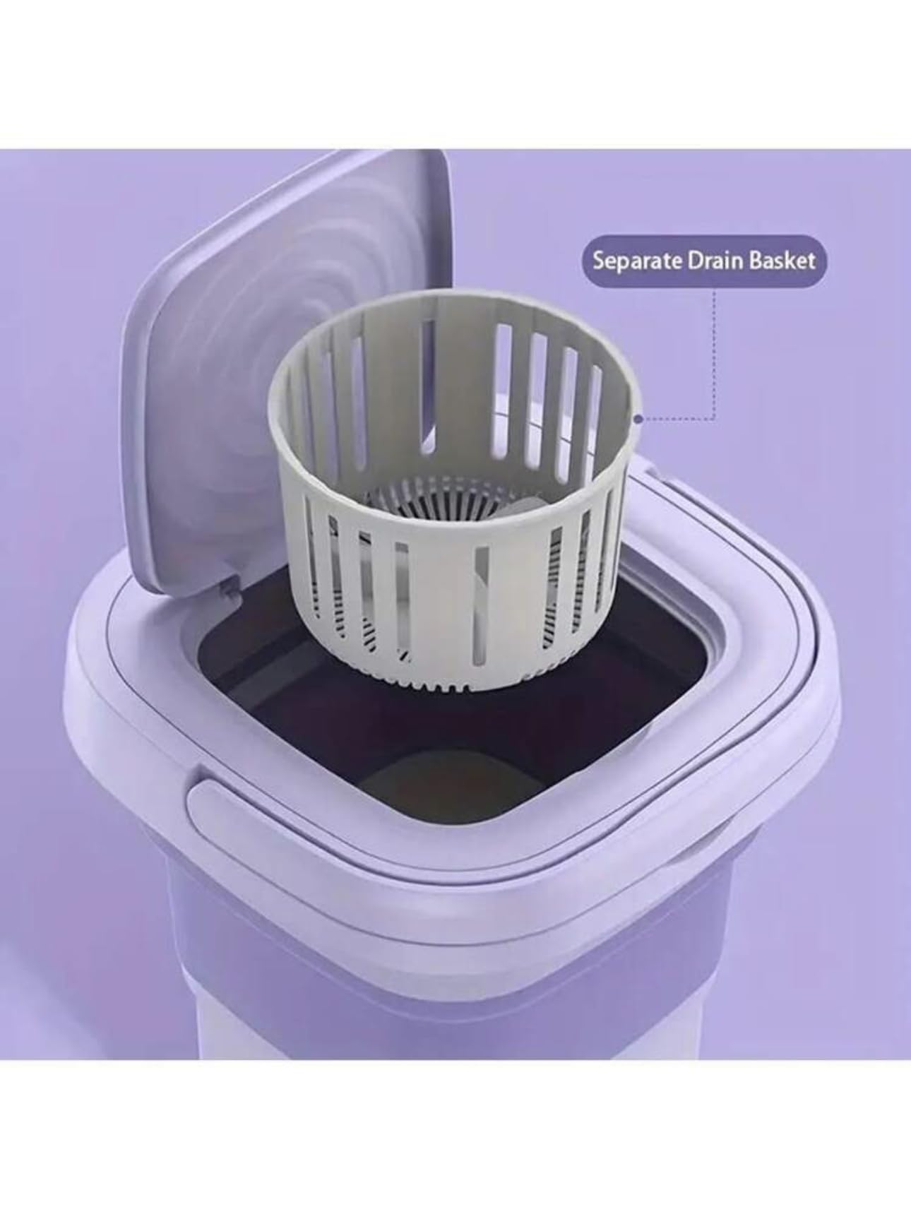 Portable Folding Washing Machine Household Small Fully Automatic Laundry Pantyhose All-in-One Machine