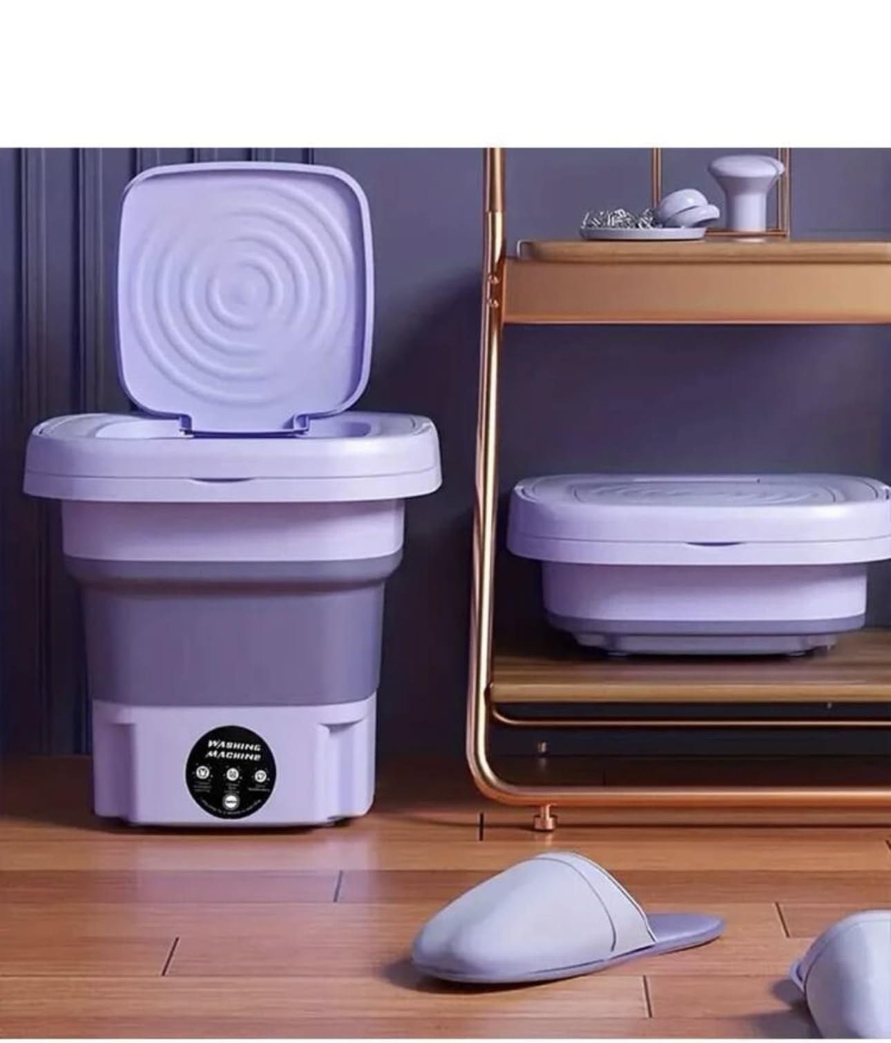 Portable Folding Washing Machine Household Small Fully Automatic Laundry Pantyhose All-in-One Machine