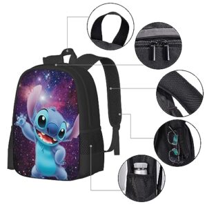 Giuda Cute Anime Backpack 17 Inch Large Capacity Multifunction Backpacks Lightweight Sports Travel Laptop Bag Daypack