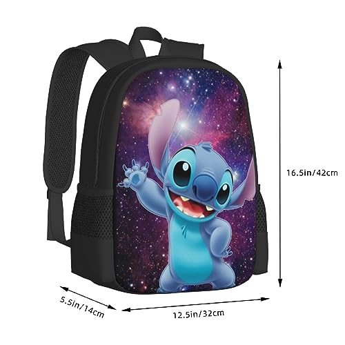 Giuda Cute Anime Backpack 17 Inch Large Capacity Multifunction Backpacks Lightweight Sports Travel Laptop Bag Daypack