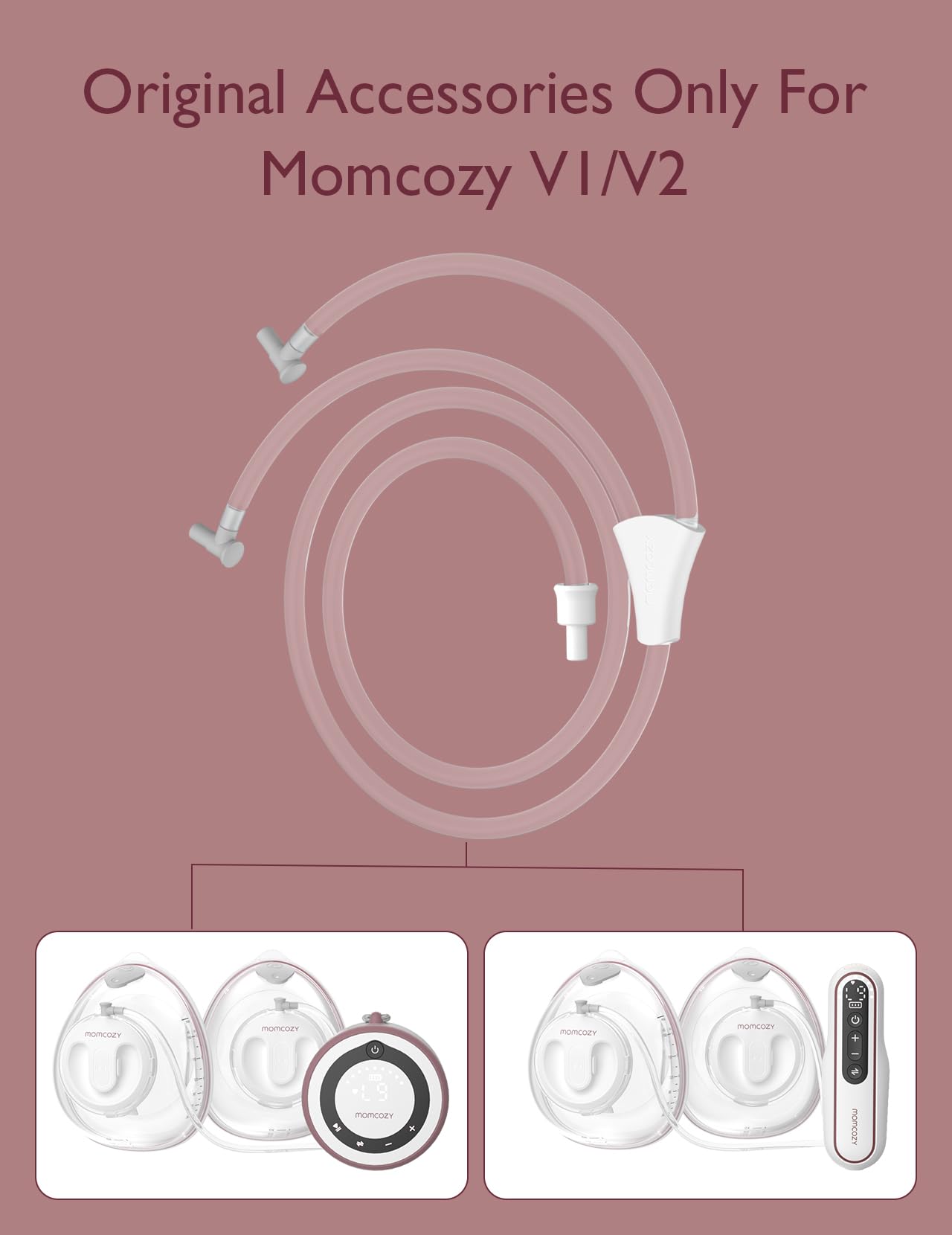 Momcozy Replacement Tubing Only for Momcozy V1/V2. Original V1/V2 Breast Pump Replacement Accessories, 1 Pack