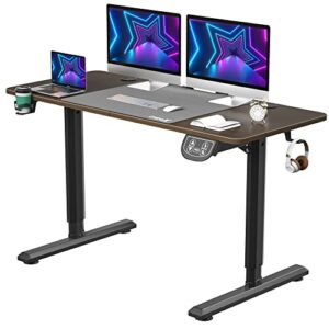 dripex adjustable electric standing desk 1, 43 inch, white