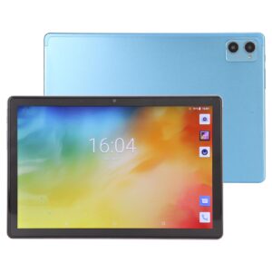 10.1 inch tablet, for android 12 tablet with 12gb ram 256gb rom, 10 core cpu, 8+20mp dual cameras, 5g wifi, office tablet for work, gaming (blue)