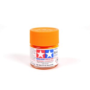 TAMIYA Acrylic Mini X6 Orange TAM81506 Plastics Paint Acrylic