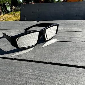 Premium Plastic Eclipse Viewing Glasses - ISO 12312-2 Compliant, AAS Recognized For Safe Sun Viewing of April 8, 2024 Total Solar Eclipse in USA