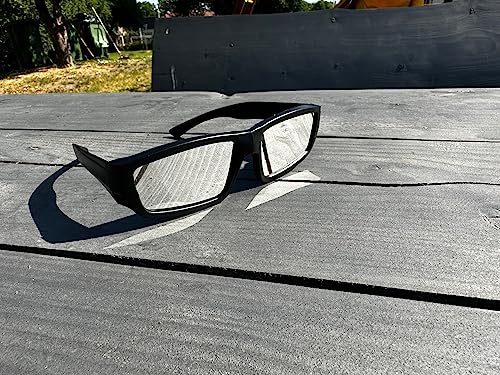 Premium Plastic Eclipse Viewing Glasses - ISO 12312-2 Compliant, AAS Recognized For Safe Sun Viewing of April 8, 2024 Total Solar Eclipse in USA