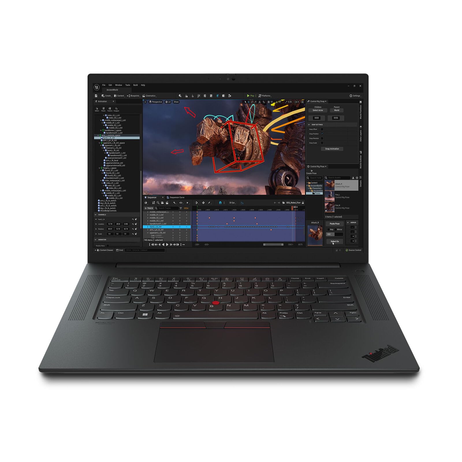 Lenovo ThinkPad P1 Gen 6 Laptop (2023 Model) - Intel 13th Gen i7-13800H 14C, NVIDIA GeForce RTX 4080 12GB, 32GB RAM, 1TB NVMe SSD, 16.0" QHD+ IPS 165Hz 500 Nits, Windows 11 Pro