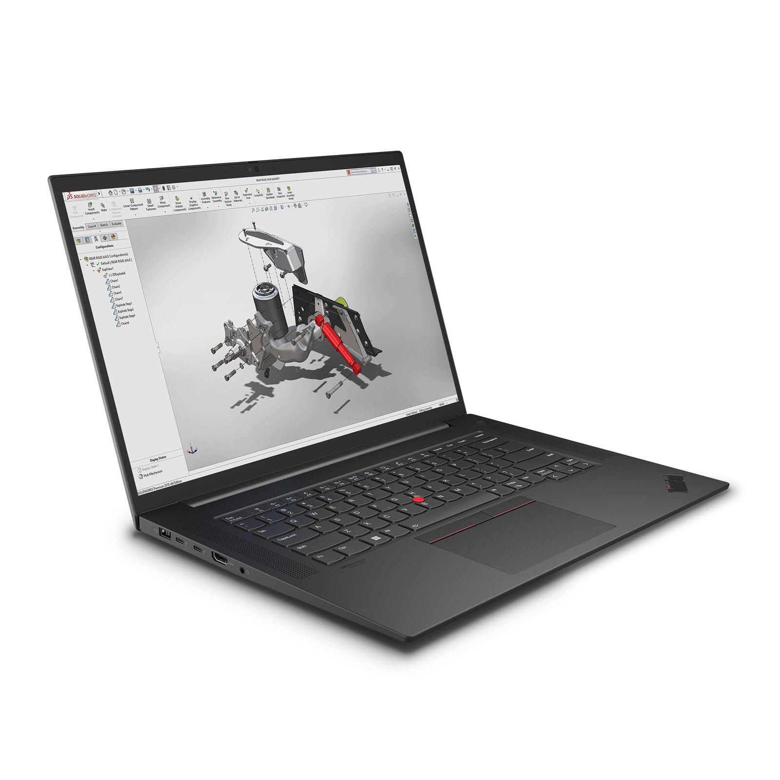 Lenovo ThinkPad P1 Gen 6 Laptop (2023 Model) - Intel 13th Gen i7-13800H 14C, NVIDIA GeForce RTX 4080 12GB, 32GB RAM, 1TB NVMe SSD, 16.0" QHD+ IPS 165Hz 500 Nits, Windows 11 Pro