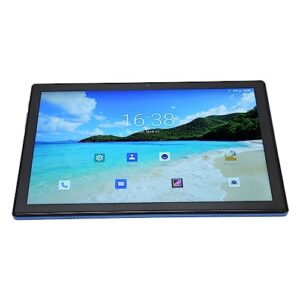 HEEPDD Tablet PC Clear Dual Speakers 10.1 Inch Tablet Blue 8 Core CPU Fast Charging Night Reading Mode 2 in 1 Entertainment for Android 12 (US Plug)