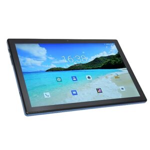 HEEPDD Tablet PC Clear Dual Speakers 10.1 Inch Tablet Blue 8 Core CPU Fast Charging Night Reading Mode 2 in 1 Entertainment for Android 12 (US Plug)