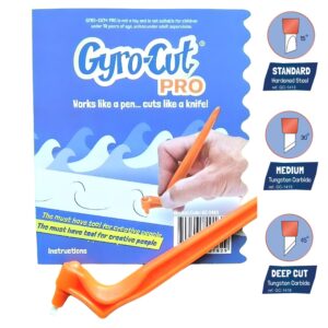 Genuine Gyro-Cut® PRO Tool Kit Including 3 Blades - Standard, Medium and Deep Cut Blades