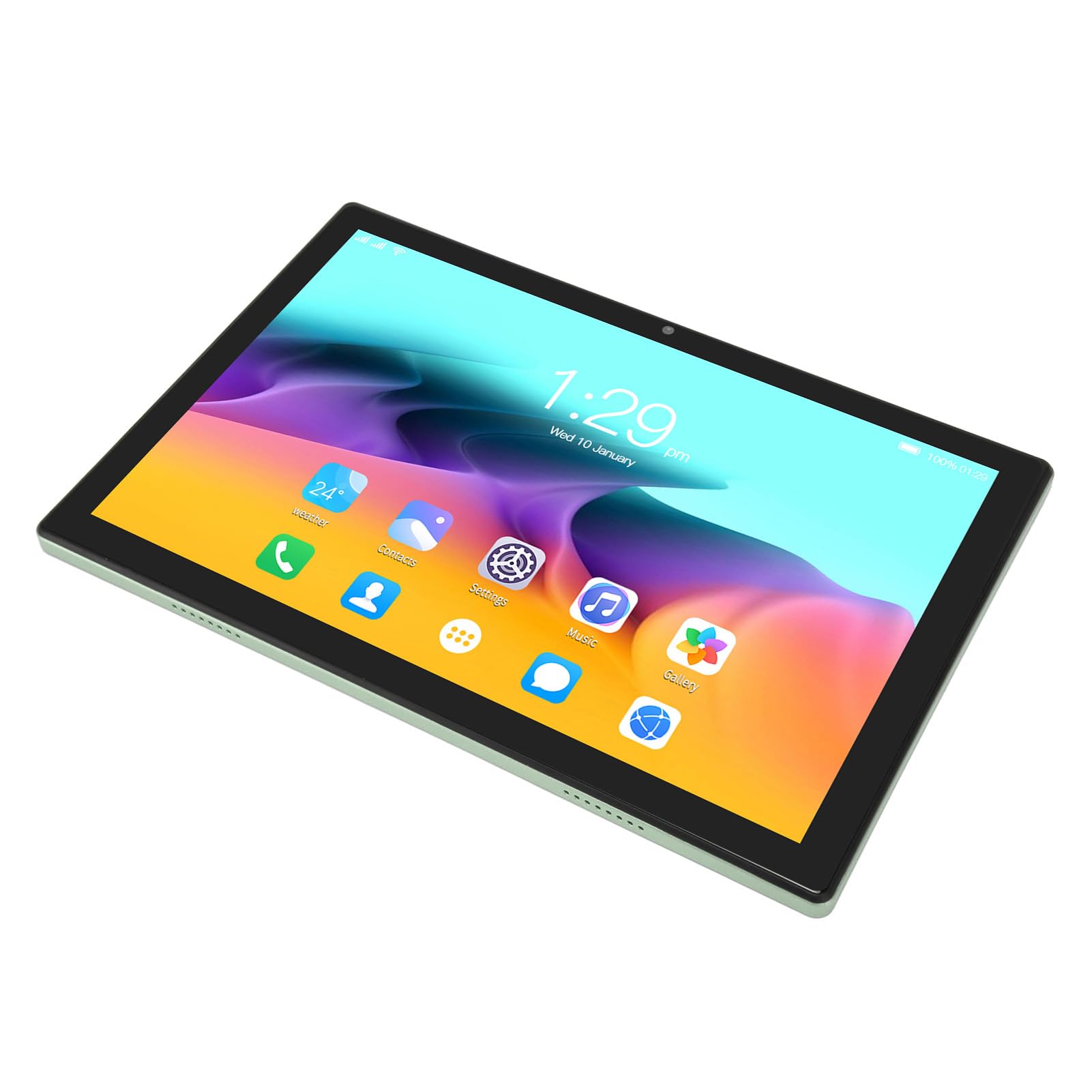 BROLEO Tablet Computer, Tab M10 3200x1440 8MP 13MP 10.1 Inch Tablet PC 8800mAh for Android 11 for Work (Green)