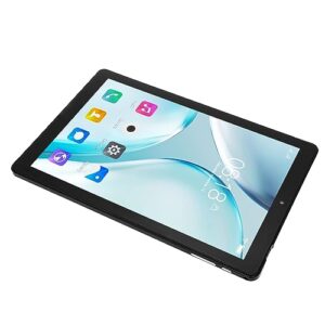 Airshi Office Tablet, Dual Camera 2 Card Slots HD Tablet US Plug 100-240V for Home (Black)