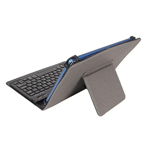 HD Tablet, 5G WiFi 4G LTE Dual Camera Octa Core CPU 2 in 1 Blue Tablet with Keyboard and Mouse for Family (US Plug)