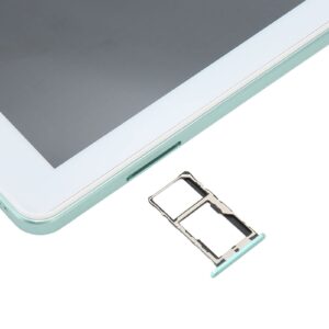 Airshi Office Tablet, Dual Camera 2 Card Slots HD Tablet US Plug 100-240V for Home (Green)