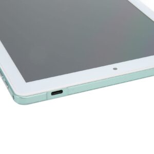 Airshi Office Tablet, Dual Camera 2 Card Slots HD Tablet US Plug 100-240V for Home (Green)