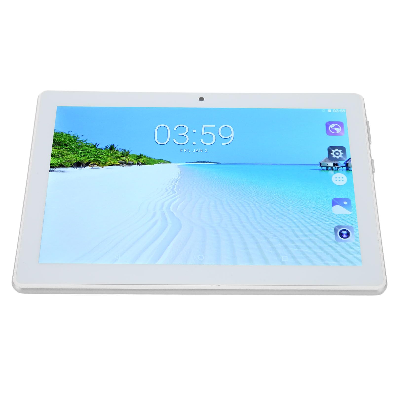 HEEPDD Office Tablet, HD Tablet with US Plug Octa Core CPU 100‑240V for School (Silver)