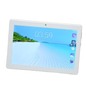 HEEPDD Office Tablet, HD Tablet with US Plug Octa Core CPU 100‑240V for School (Silver)