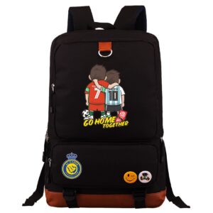 umocan student lightweight bookbag football star outdoor travel daypack graphic knapsack