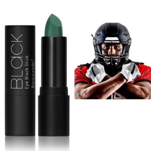 MEICOLY Green Eye Black Baseball/Softball/Football/Lacrosse,Easy To Color Sports Eye Stick Eye Black Stick,Long Lasting Halloween Face Paint Cosplay Makeup,Natural Cream Eyeshadow Stick