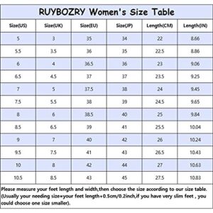 RUYBOZRY Women Latin Dance Practice Shoes Lace Up Modern Salsa Ballroom Performance Dance Shoes WDL-K8-White-2 Heel,US 8.5