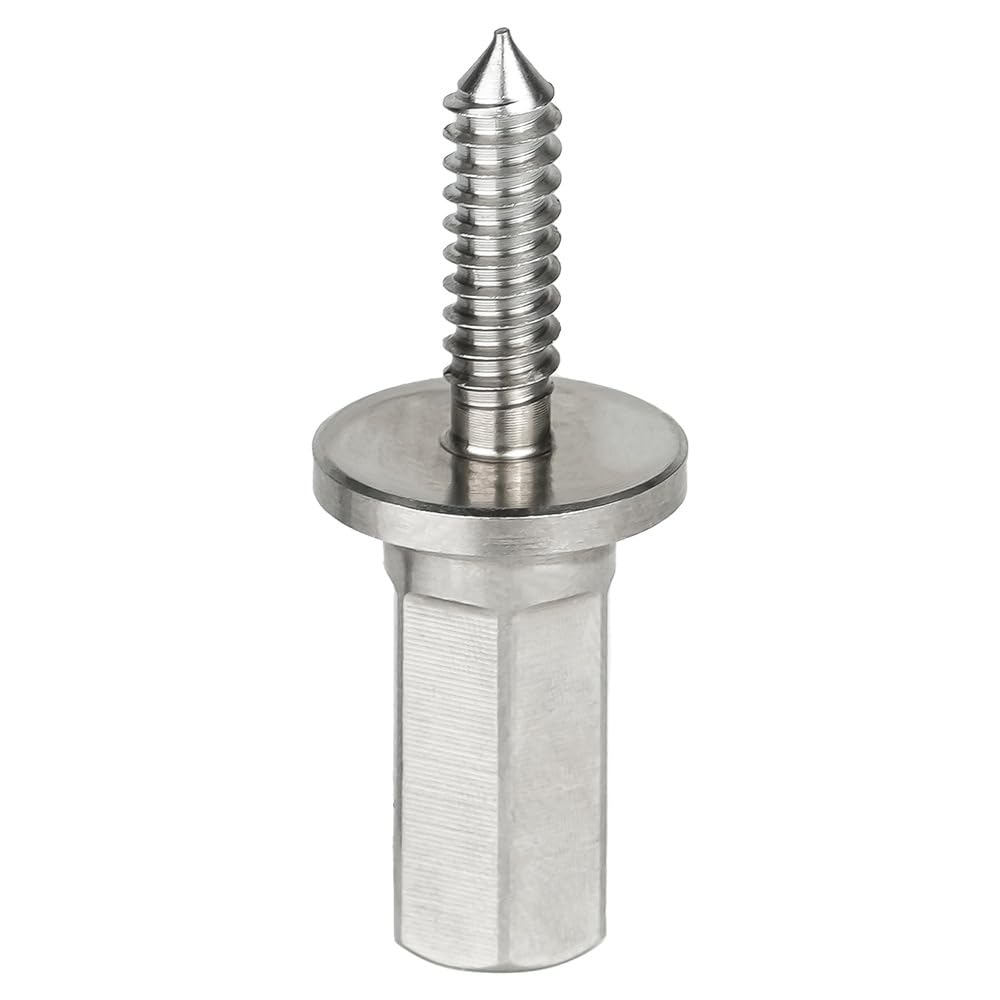 Toolcool Dowel Maker Accessories Stock Holder Screw Nail Drill Adapter Use to Attach Stock to The Drill