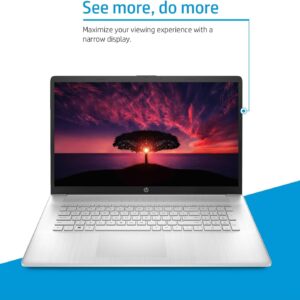 HP 17.3 Inch Touchscreen Business Laptop, 12th Gen Intel i5-1235U, 32GB RAM, 1TB SSD, Windows 11 Pro, 10 Number Key, Backlit Keyboard, Silver, PCM