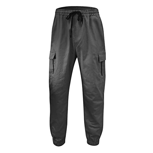 Men's Assault Tactical Pants Lightweight Cotton Outdoor Military Combat Cargo Trousers Hiking Pants Men Slim Fit mingwangseo @g Dark Gray