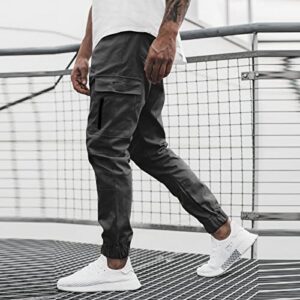 Men's Assault Tactical Pants Lightweight Cotton Outdoor Military Combat Cargo Trousers Hiking Pants Men Slim Fit mingwangseo @g Dark Gray