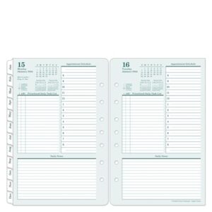 franklincovey - original one page per day ring-bound planner (classic, jan 2024 - dec 2024)