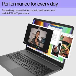 HP Newest 15.6" FHD Laptop Computer, 6-Core Intel Core i3-1215U, 16GB RAM, 1TB NVMe SSD, Numeric Keyboard, Media Card Reader, HDMI, USB-C, Webcam, WiFi 6, Fast Charge, Win 11, W/CUE Accessories